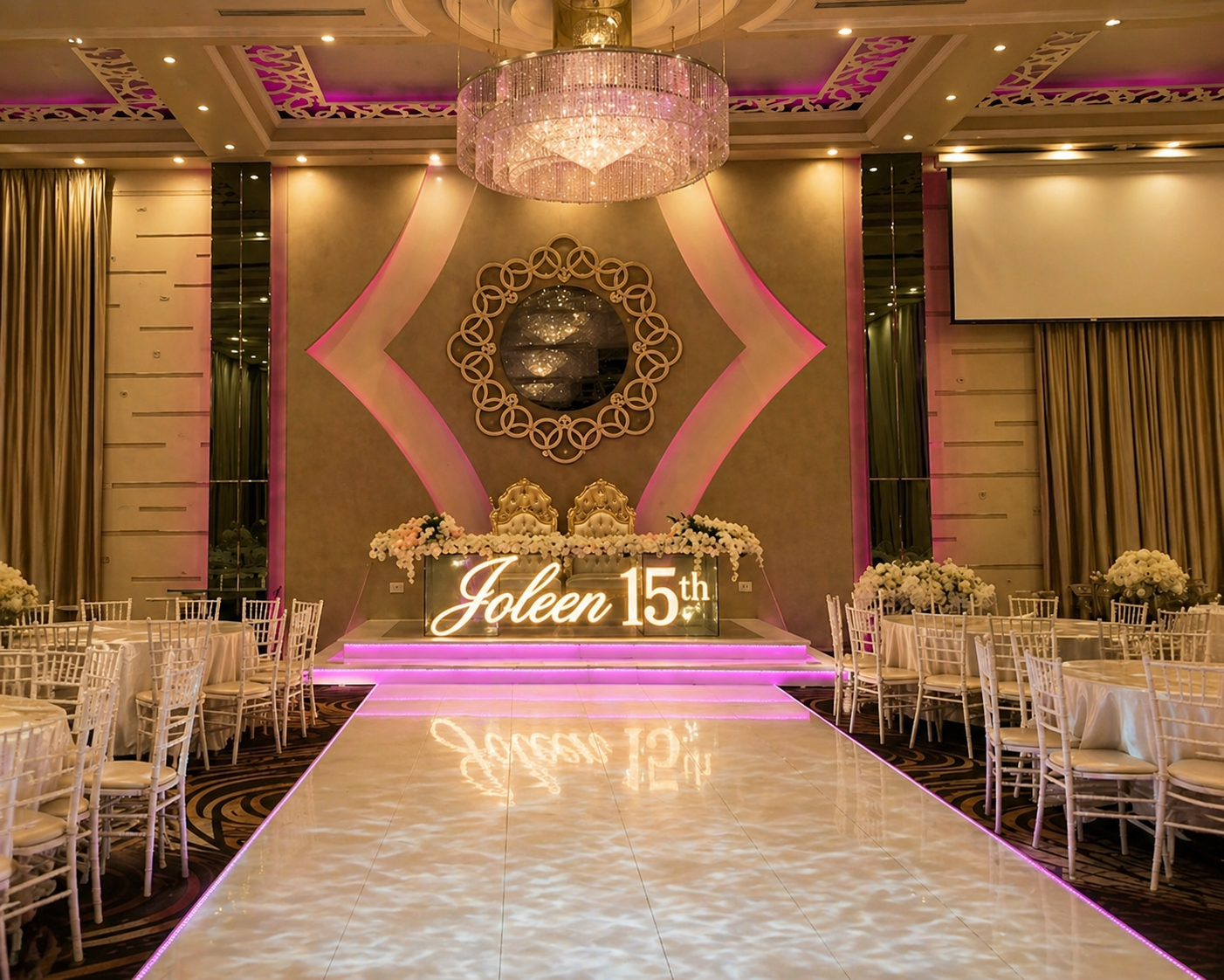 Photo of the venue or banquet hall